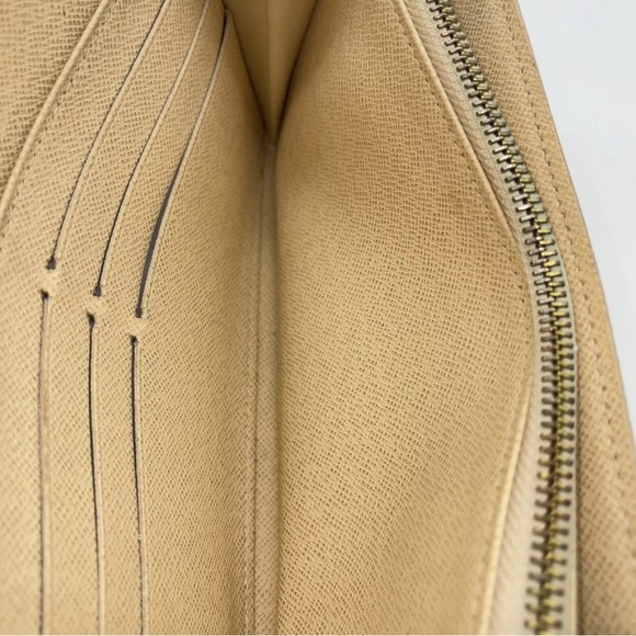 Auth Louis Vuitton Damier Azur Portefeuille Sarah long wallet in box - Picture 15 of 16